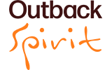 Outback Spirit Stacked Logo RGB Brown & Orange 160X100