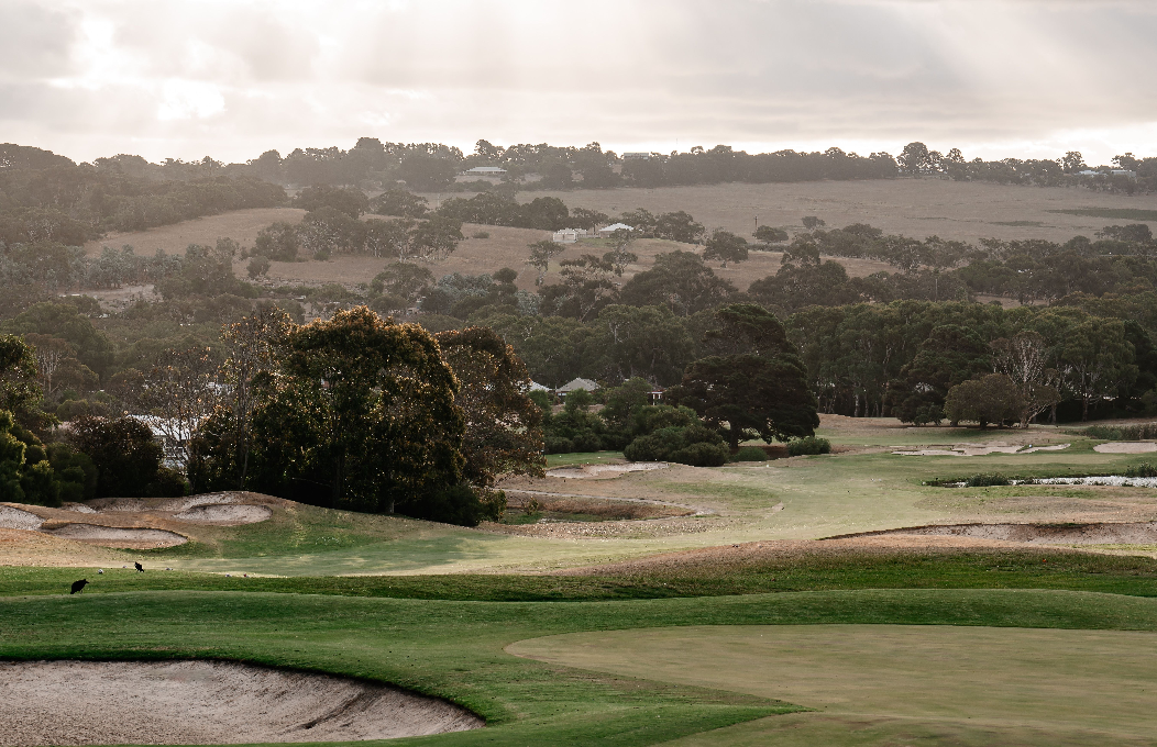 The golf course at McCracken Resort