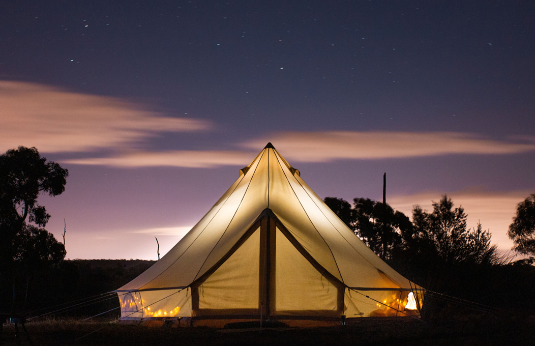 Tent on a Hill, Fleurieu Peninsula