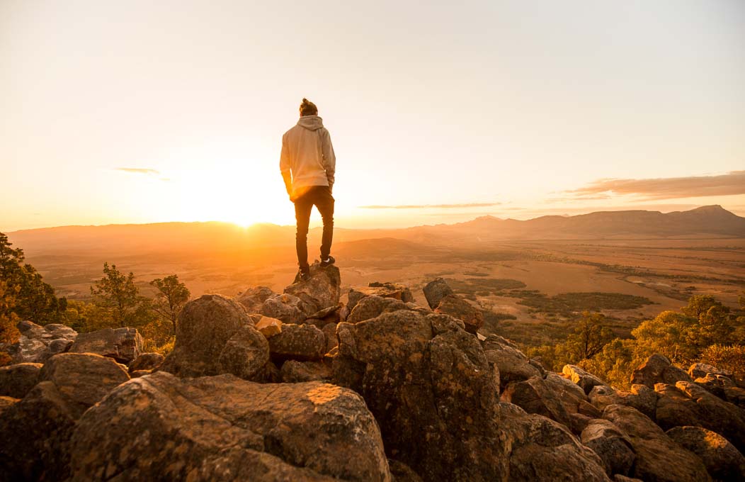 Sunset Flinders Ranges Outback